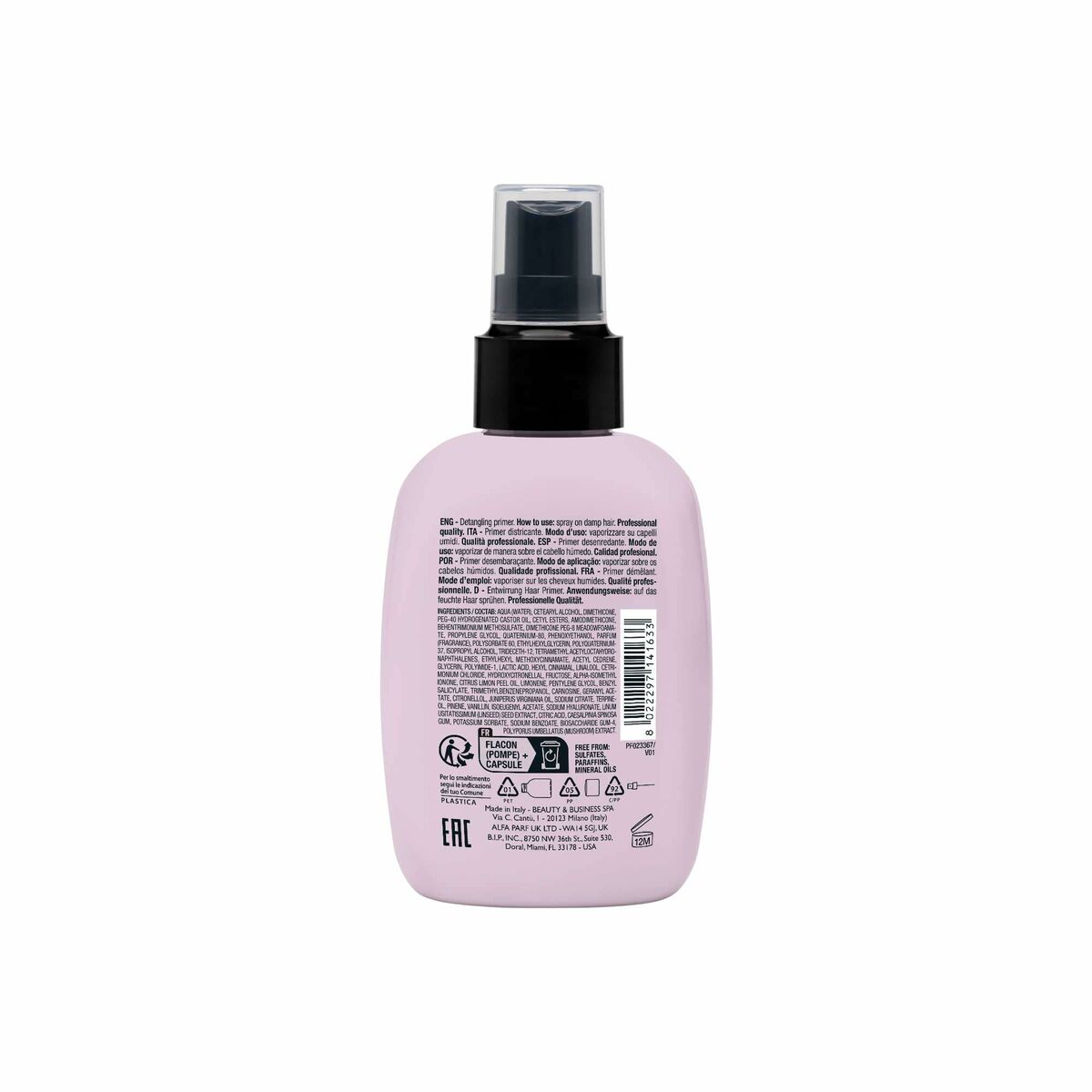 Krølletang Alfaparf Milano STYLE & CARE 125 ml til Dame-produktemballage