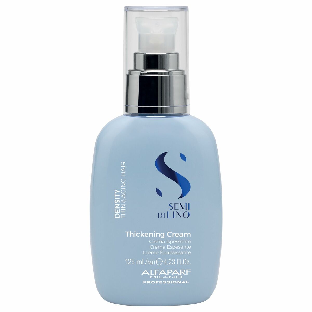 Shampoo Alfaparf Milano SEMI DI LINO 125 ml til kvinder shampooflaske