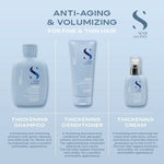 Shampoo Alfaparf Milano SEMI DI LINO 125 ml til kvinder shampooflaske
