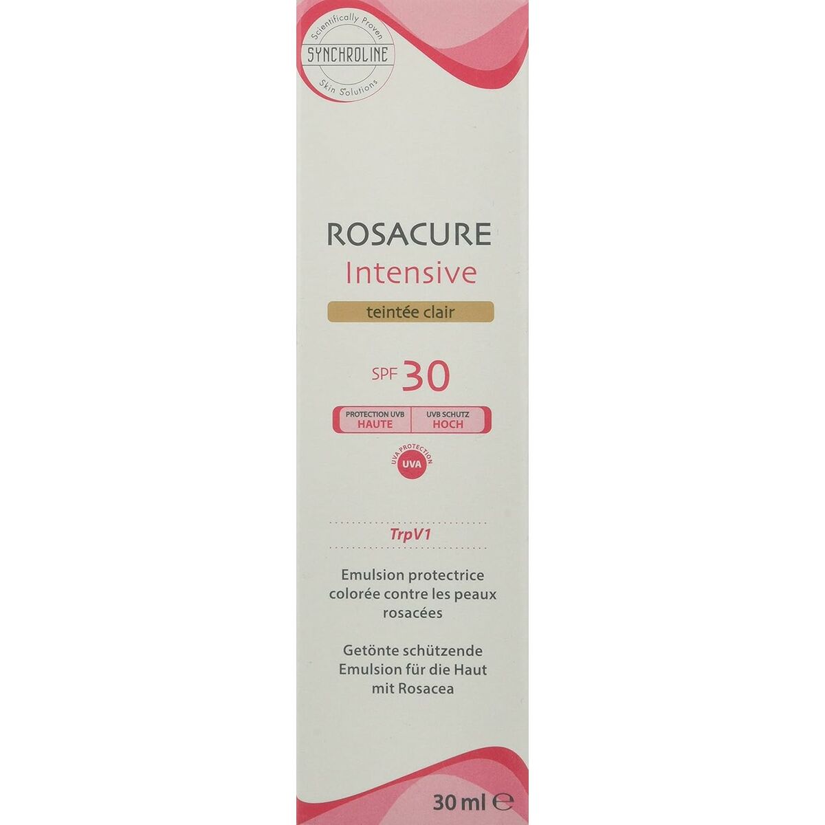 Ansigtscreme Rosacure Spf 30 ml hudplejeemballage