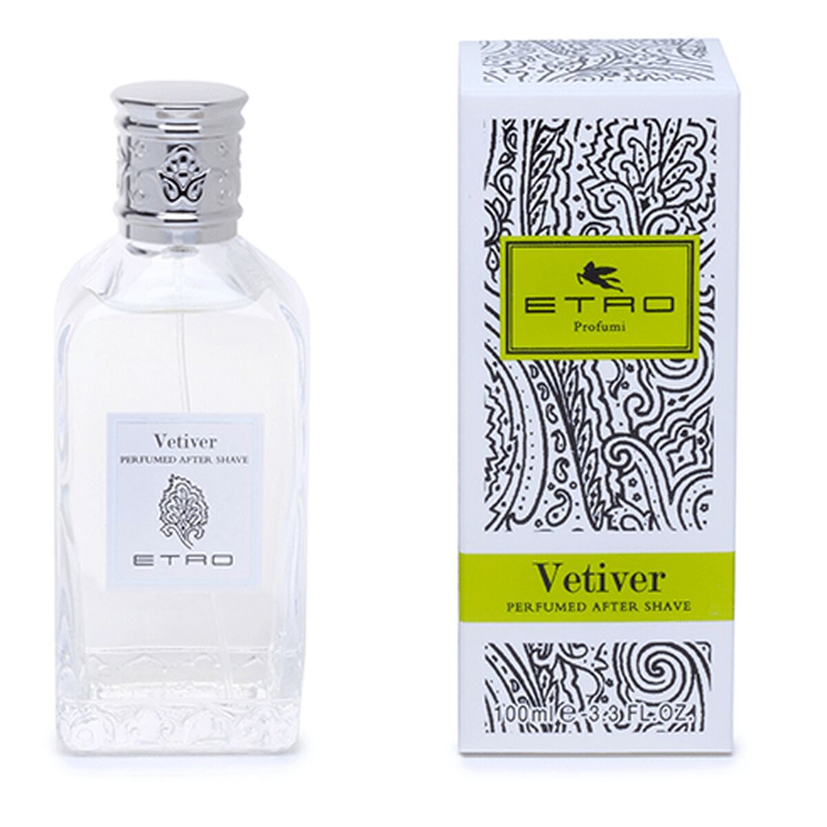 Aftershave Vetiver Etro 100 ml produktemballage