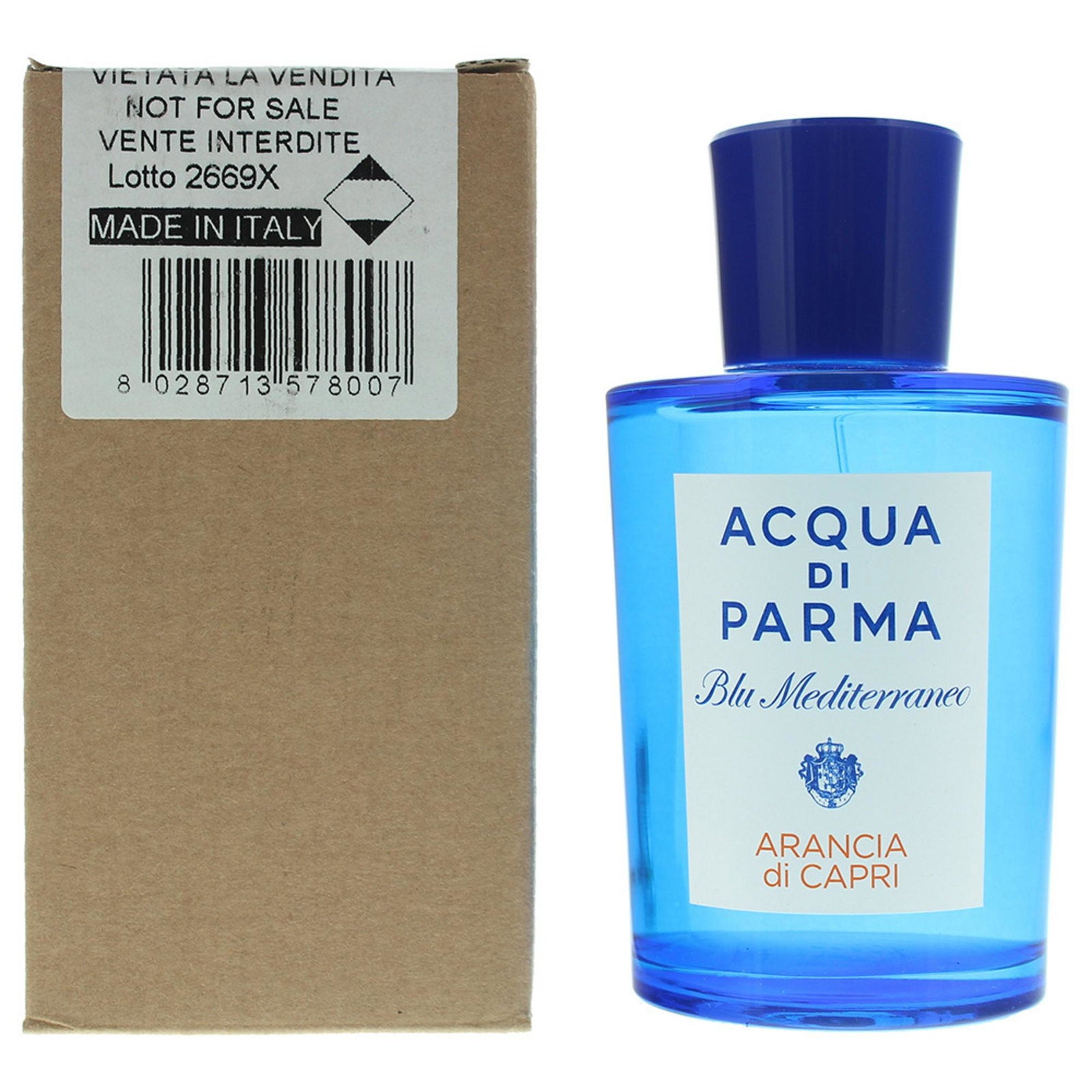 Acqua di Parma, Blu Mediterraneo Arancia di Capri, Eau De Toilette, Unisex, 150 ml *Tester