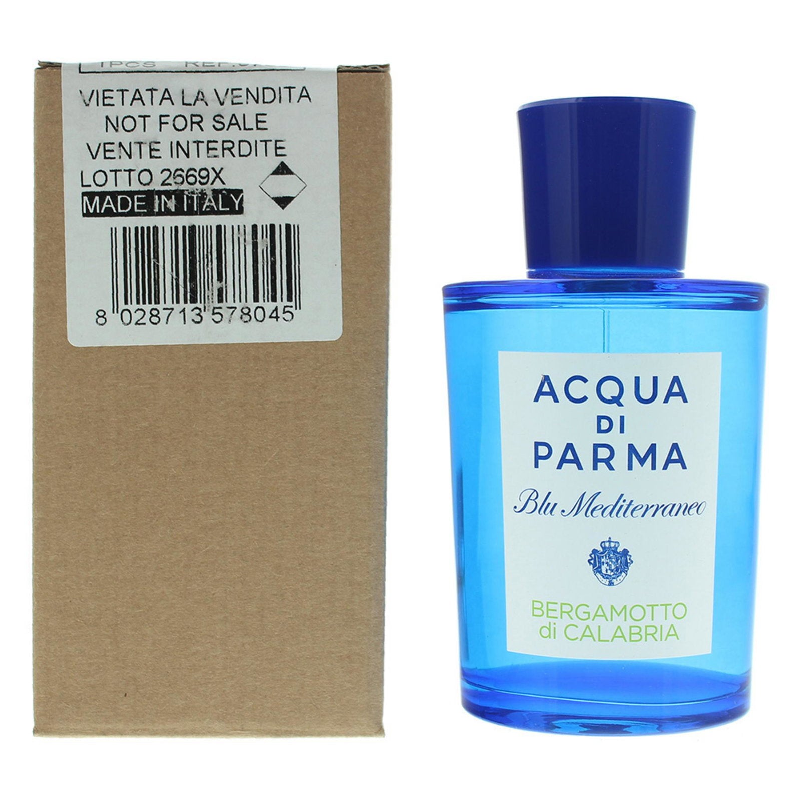 Acqua di Parma, Blu Mediterraneo Bergamotto di Calabria, Eau De Toilette, Unisex, 150 ml *Tester