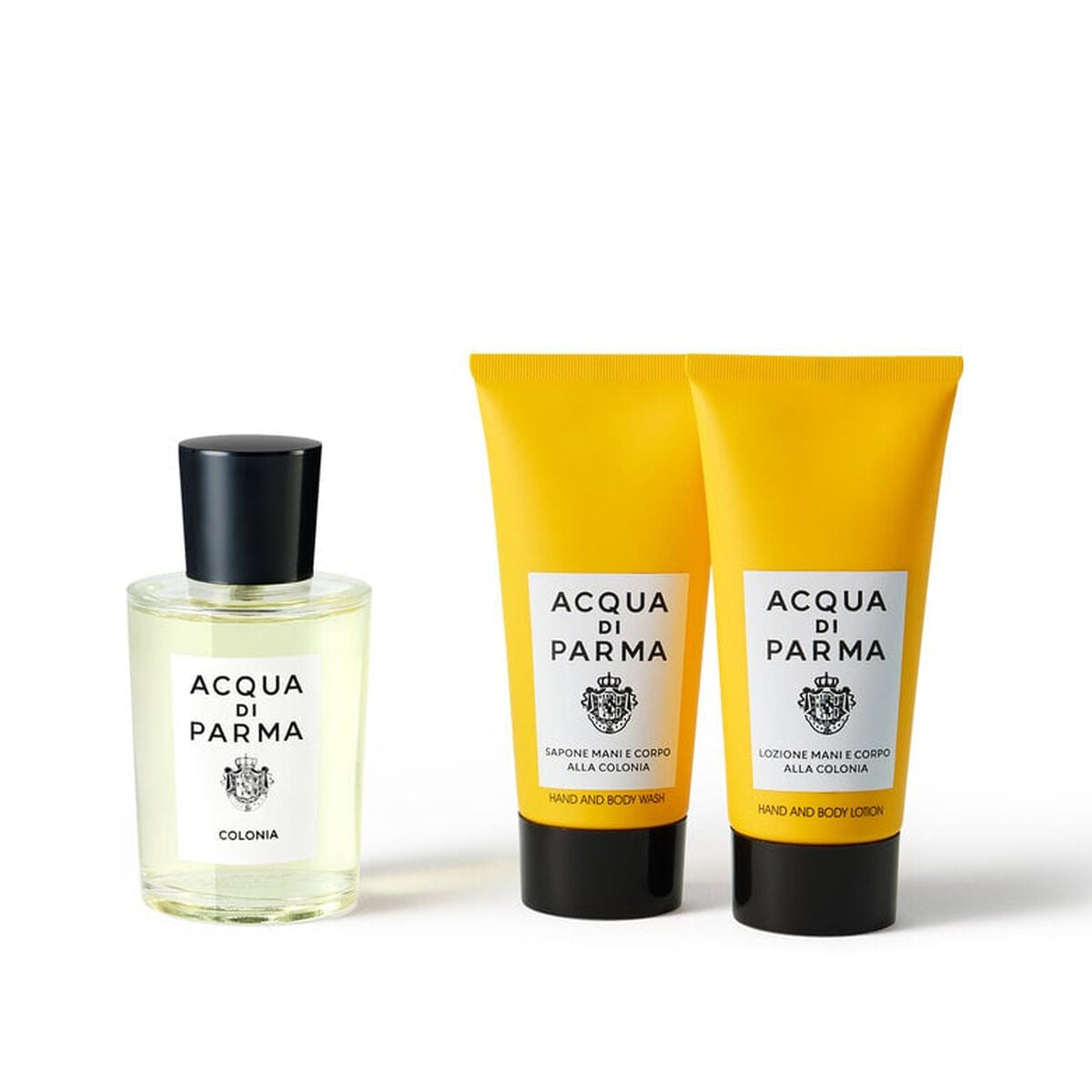 Unisex parfumesæt Acqua Di Parma COLONIA 3 stykkers produktemballage