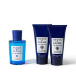 Unisex parfumesæt Acqua Di Parma BLU MEDITERRANEO FICO DI AMALFI 3 stykkers produktemballage
