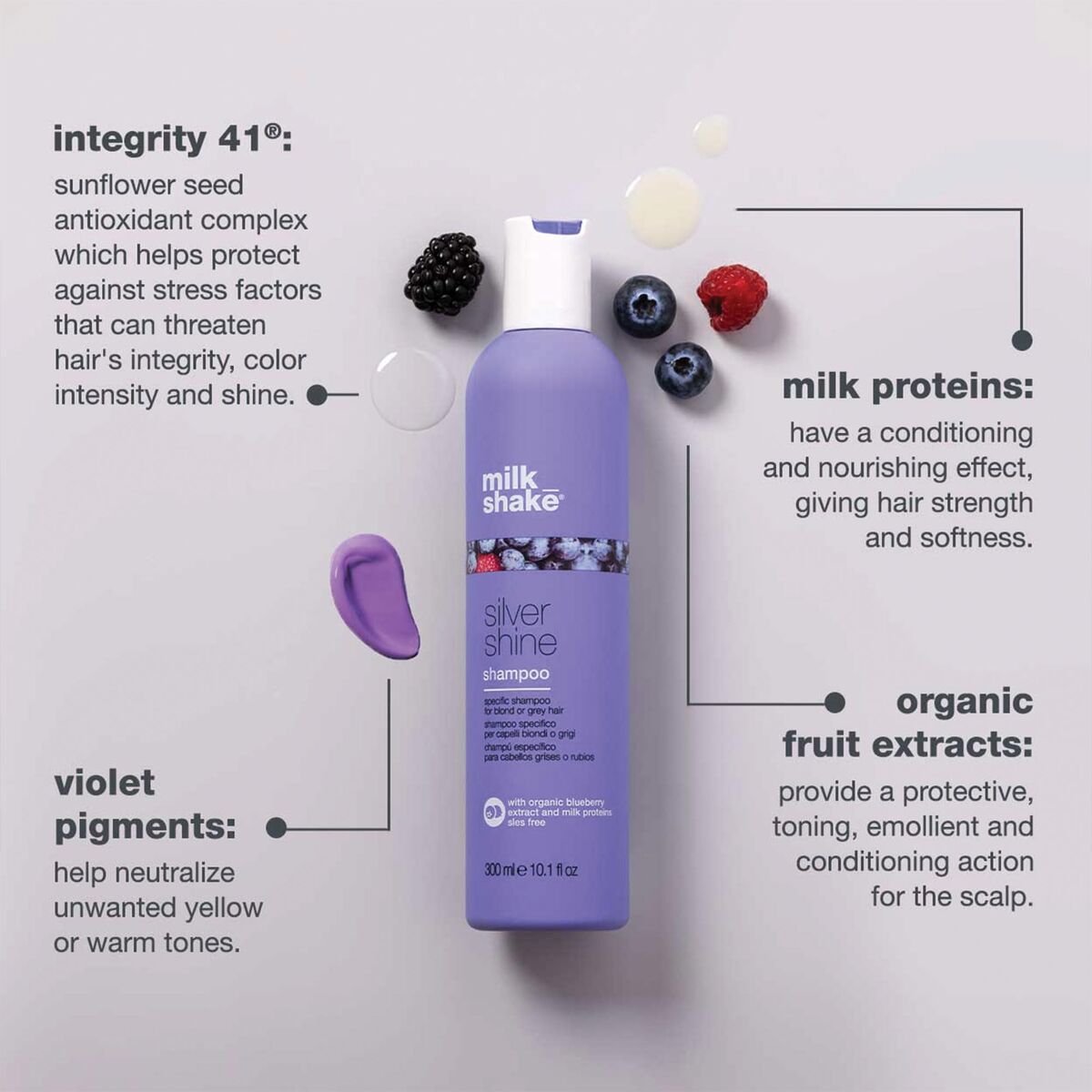 Shampoo Milk Shake 1 L shampooflaske