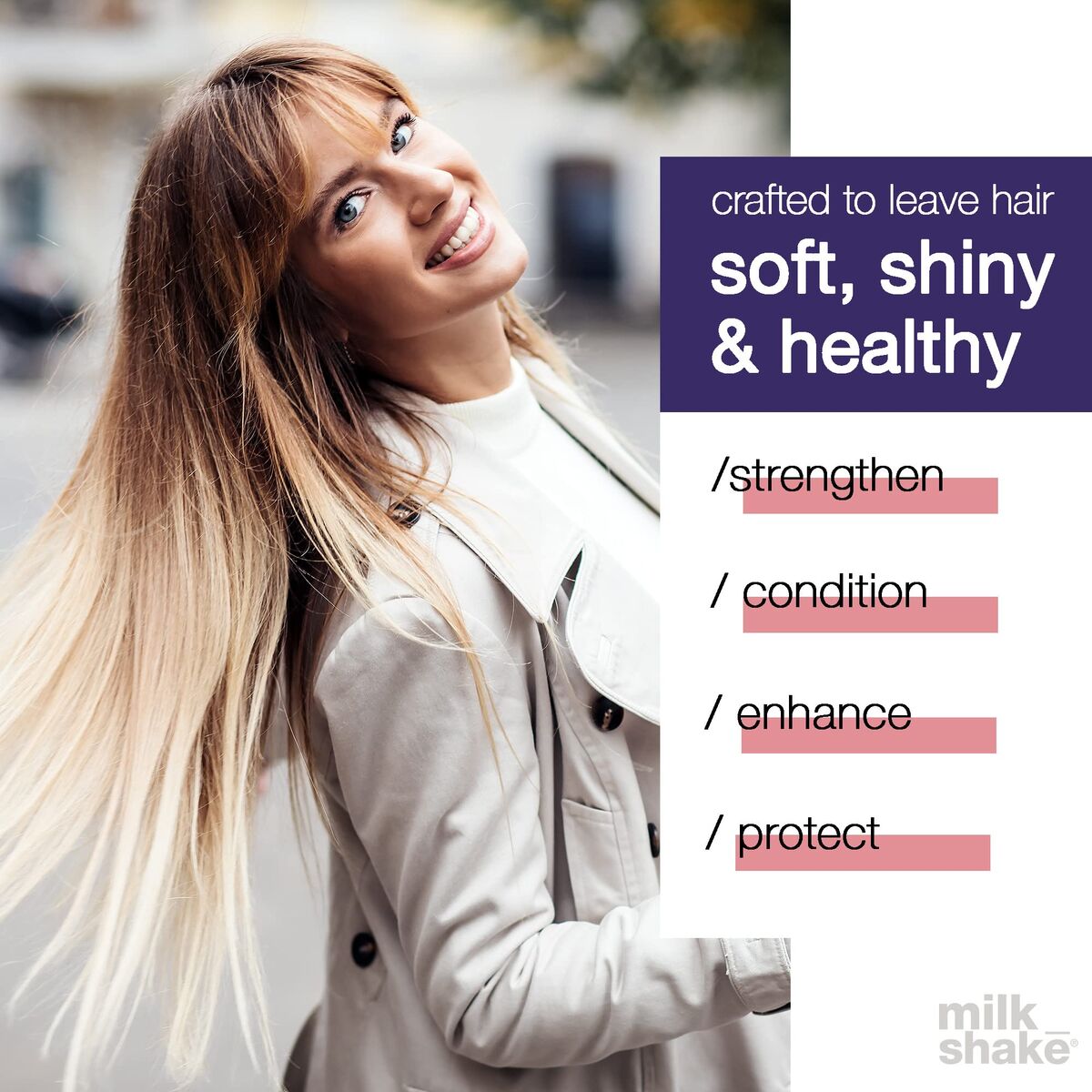 Foam Conditioner Milk Shake F0012961 200 ml til kvinder balsam flaske
