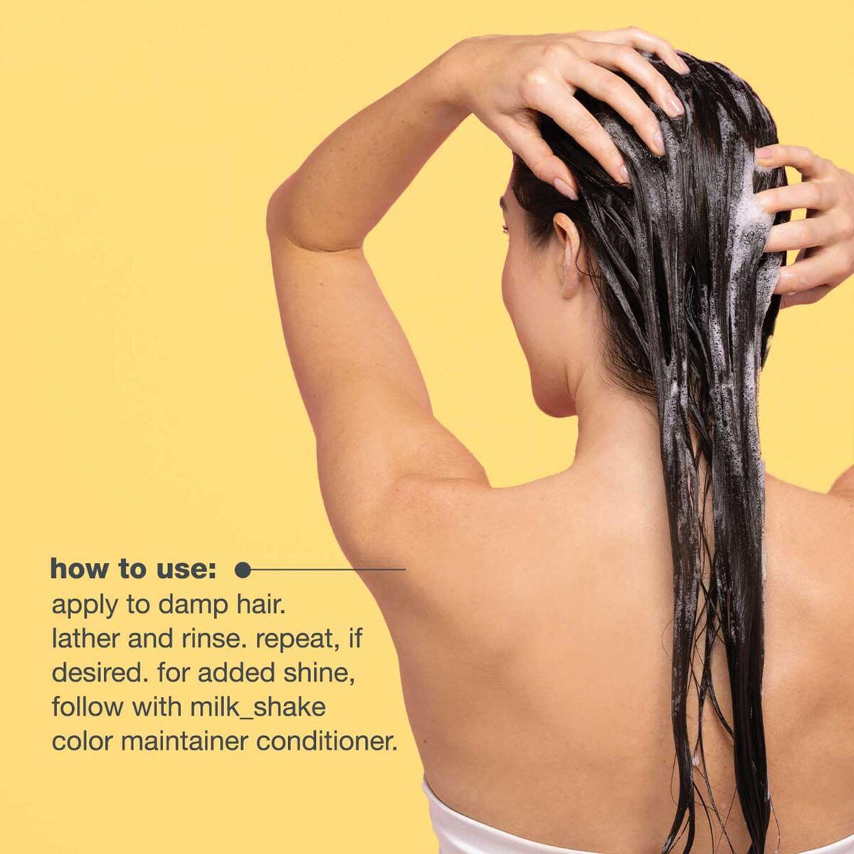 Shampoo Milk Shake Color Maintainer 1 L shampooflaske