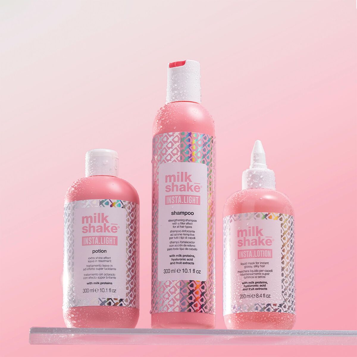 Shampoo Milk Shake Insta Light 1 L shampooflaske
