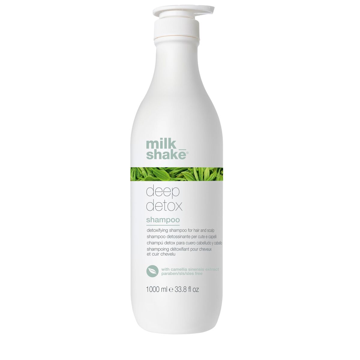 Shampoo Milk Shake DEEP DETOX til kvinder shampooflaske