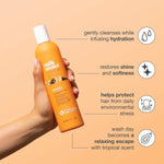 Shampoo Milk Shake Moisture & More 1 L til kvinder shampooflaske