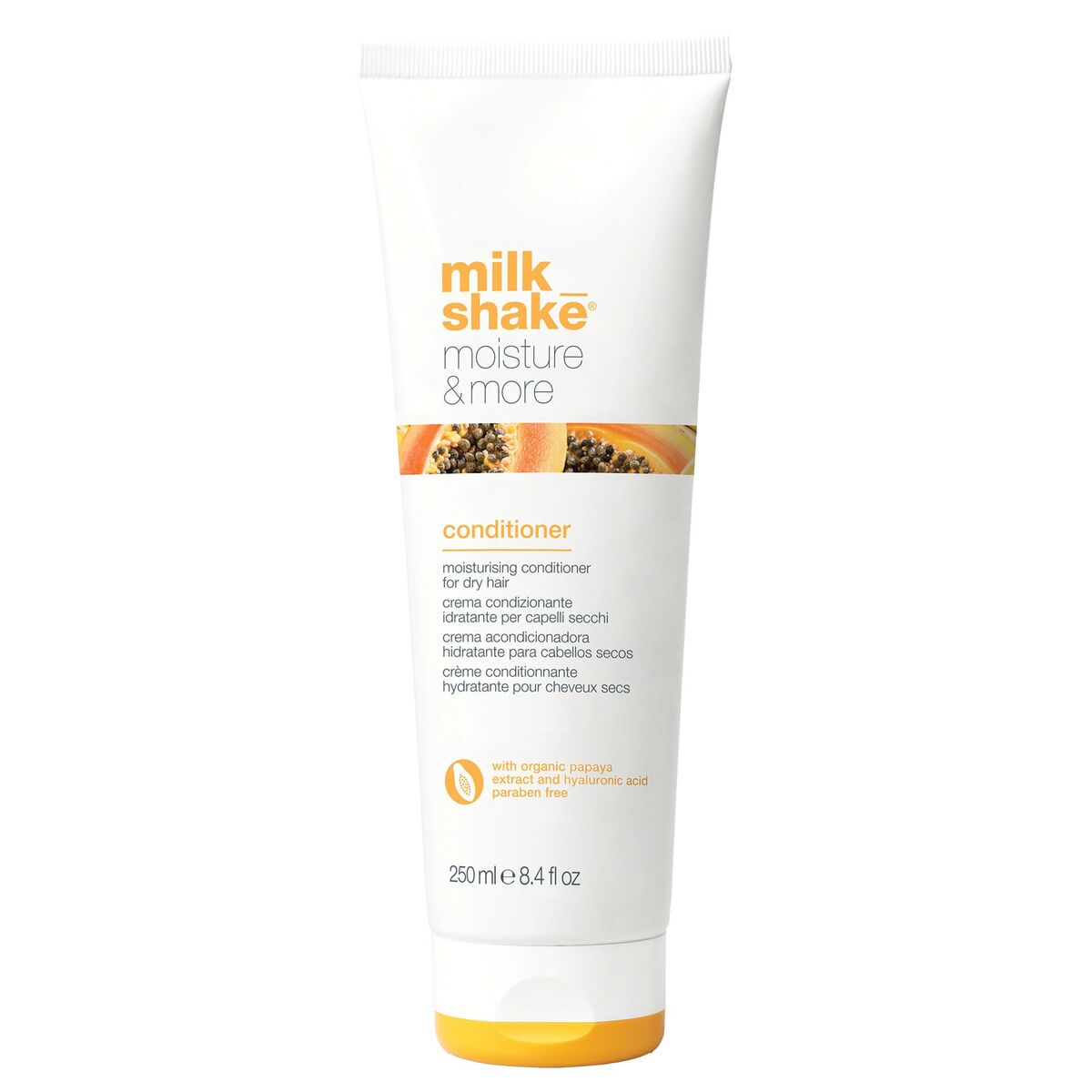 Conditioner Milk Shake Moisture & More 250 ml til kvinder balsamflaske