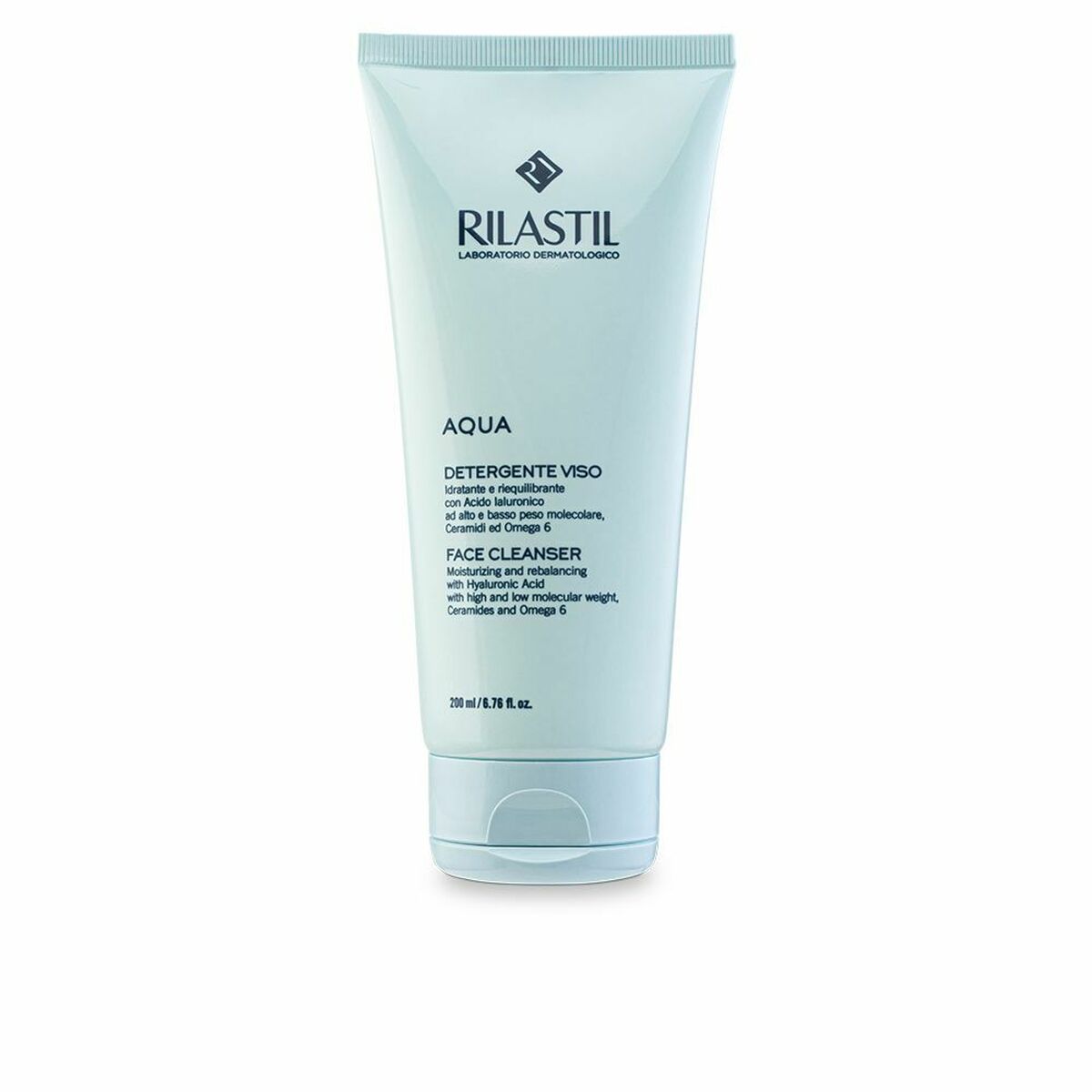 Ansigtsrensende gel Rilastil D42016010 200 ml fugtgivende balancering til kvinder hudplejeemballage