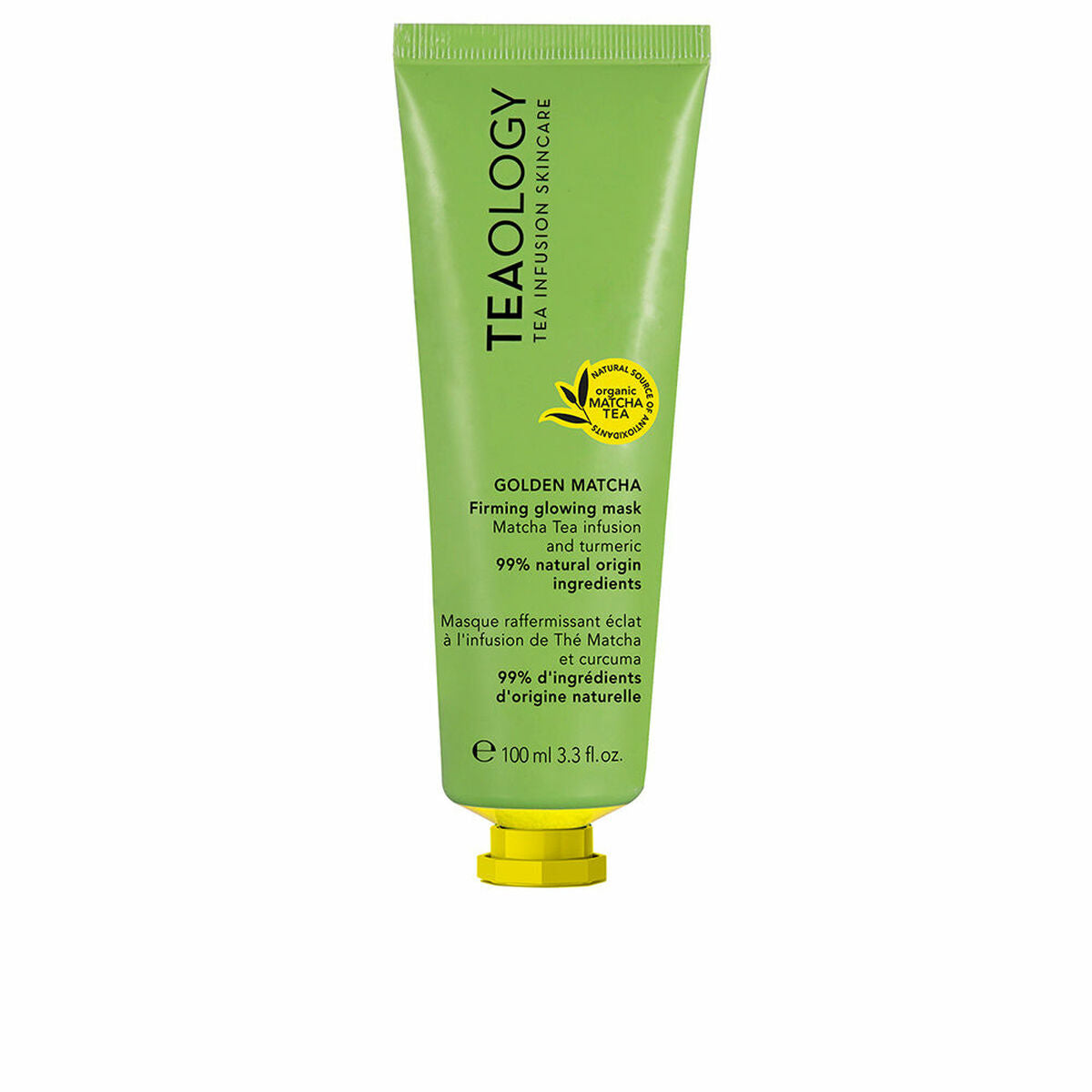 Ansigtsmaske Teaology Golden Matcha Tea 100 ml til kvinder maske emballage