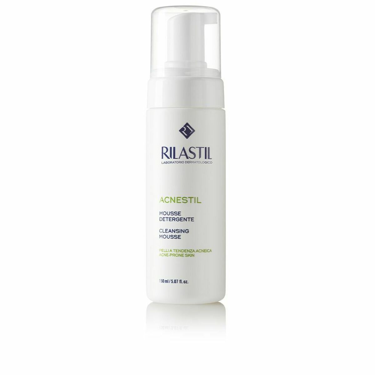 Cleansing Mousse Rilastil Acnestil 150 ml produktemballage