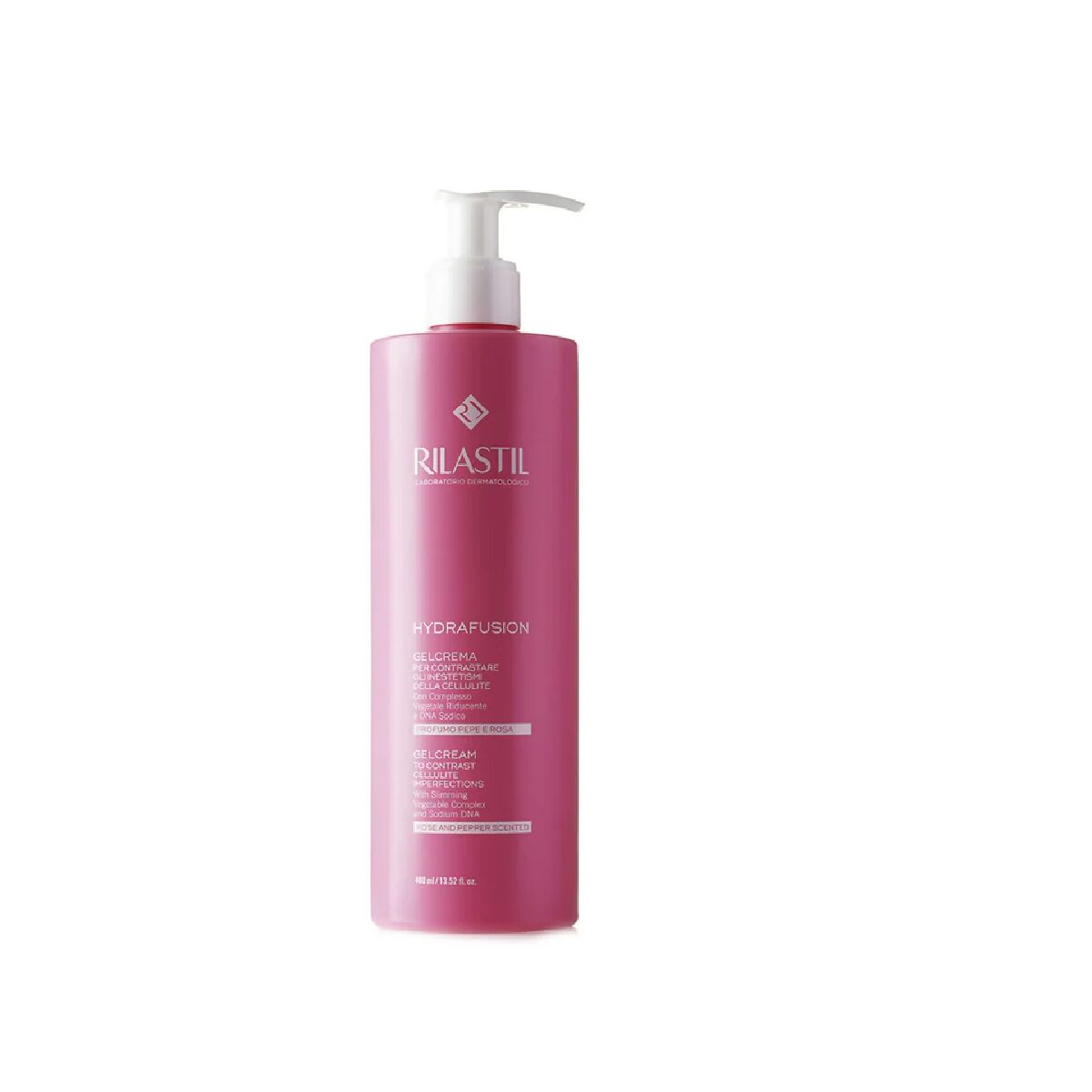 Anti-Cellulite Creme Rilastil Hydrafusion 400 ml til kvinder hudpleje emballage