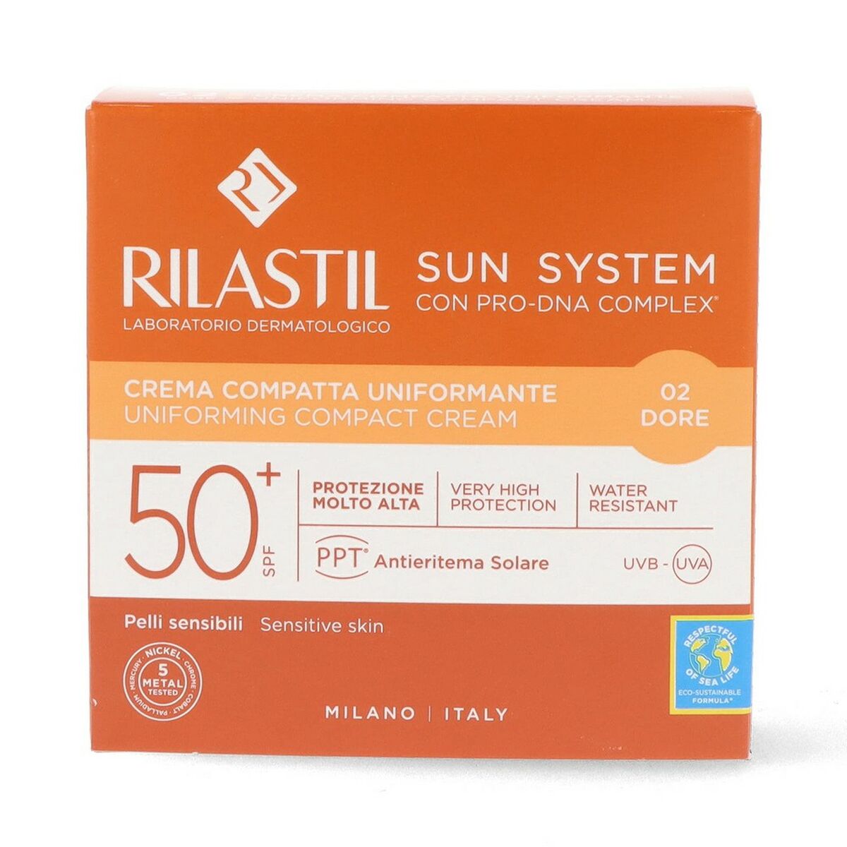 Compact Bronzing Powders Rilastil Sun System Golden 10 g makeup emballage
