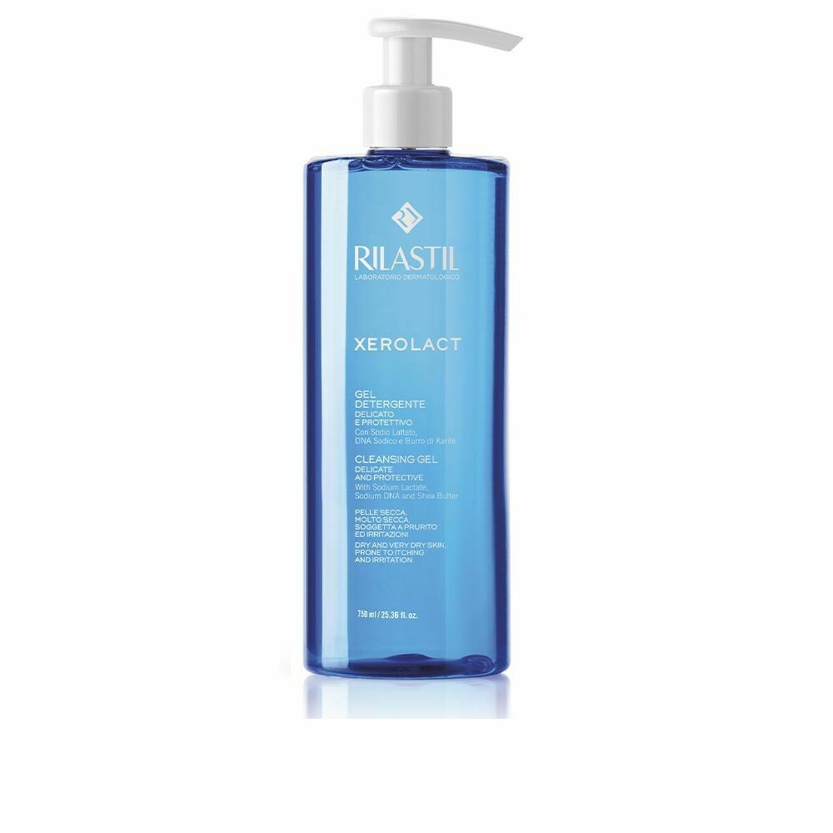 Ansigtsrensegel Rilastil XEROLACT GEL 750ML 750 ml Protector hudplejeemballage
