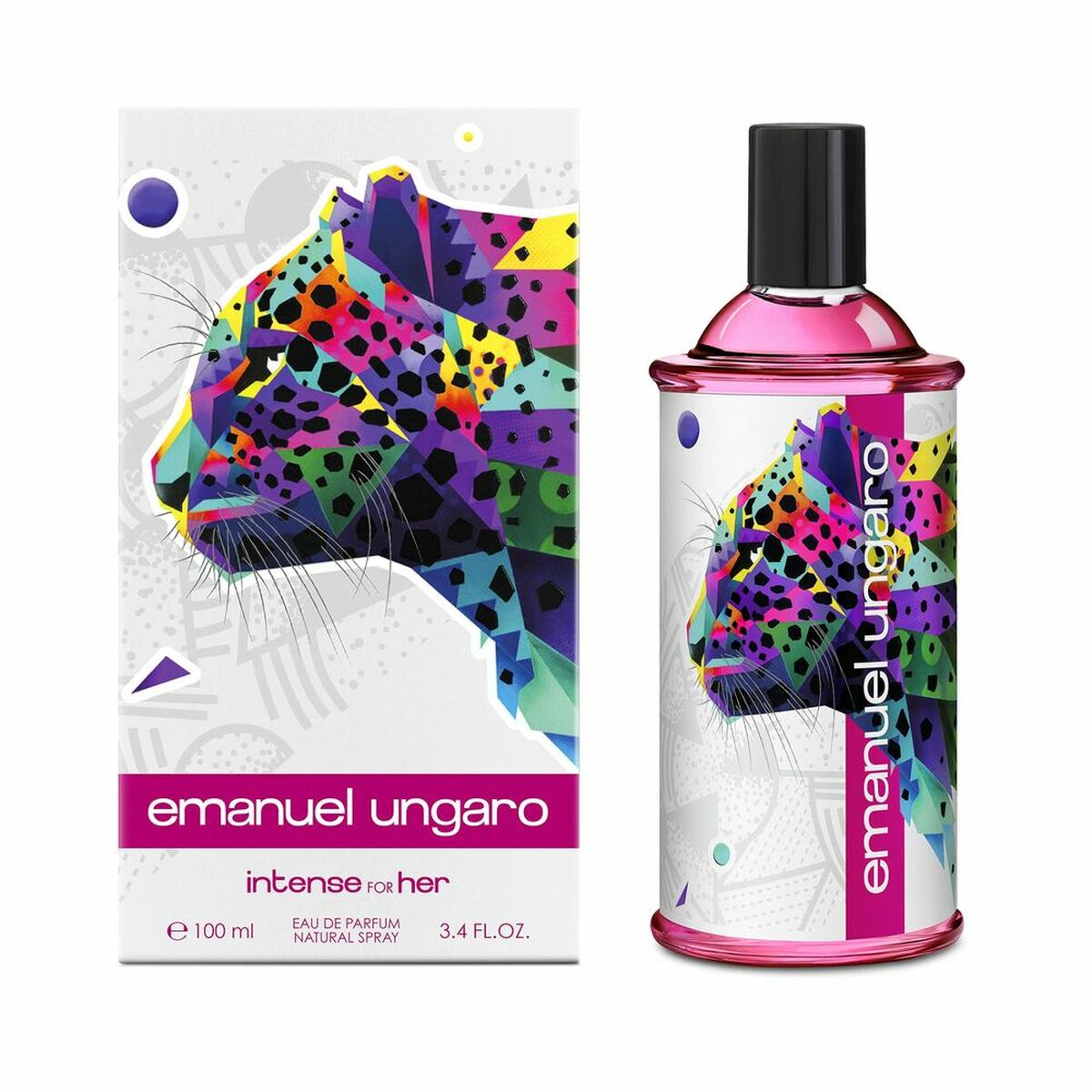 Dameparfume Emanuel Ungaro Intense for Her EDP Intense for Her 100 ml til kvinder flaske