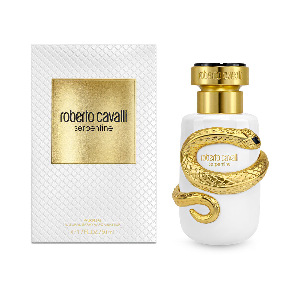 Dameparfume Roberto Cavalli SERPENTINE 50 ml produktemballage