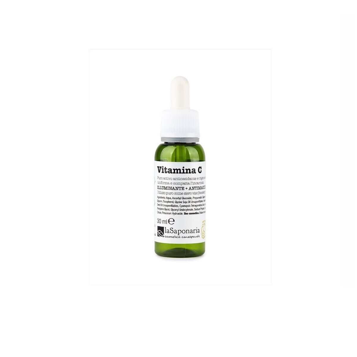 Ansigtsserum La Saponaria 30 ml Vitamin C serumflaske