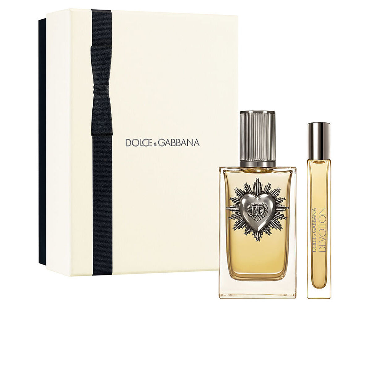 Herreparfumesæt Dolce & Gabbana DEVOTION POUR HOMME 2 stykker til mænd produktemballage
