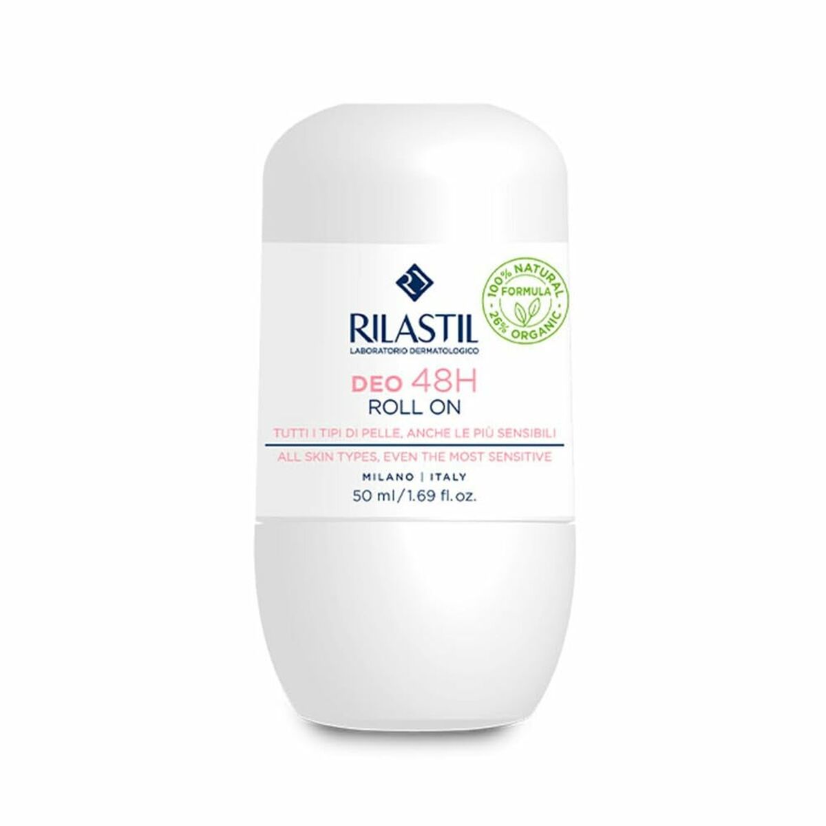 Roll-On Deodorant Rilastil DEODERMIAL 50 ml produktemballage