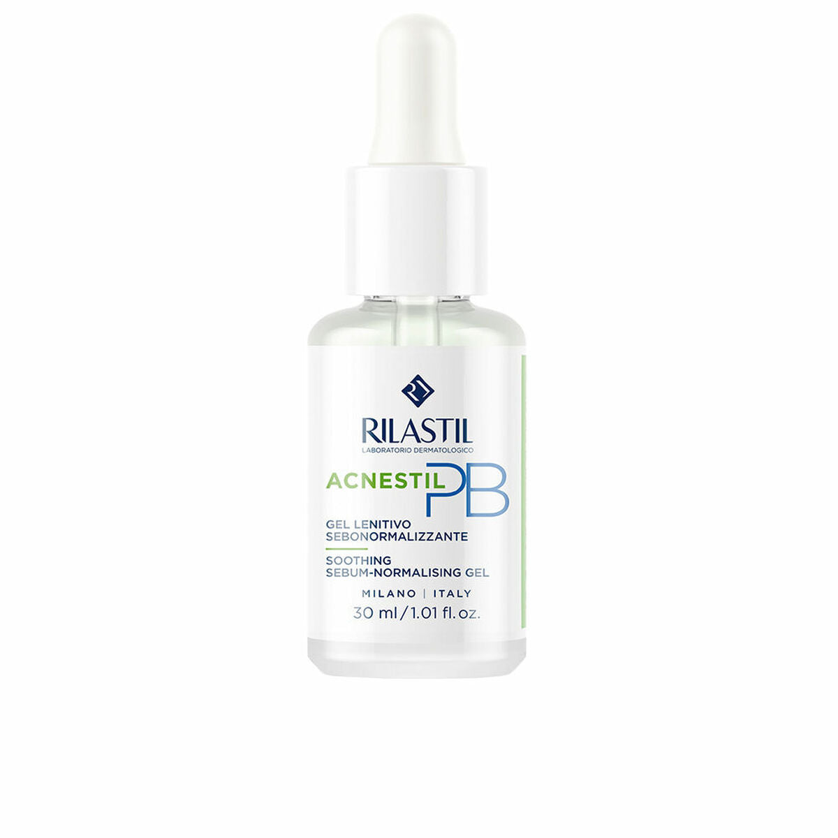 Ansigtsrensende gel Rilastil ACNESTIL 30 ml hudplejeemballage