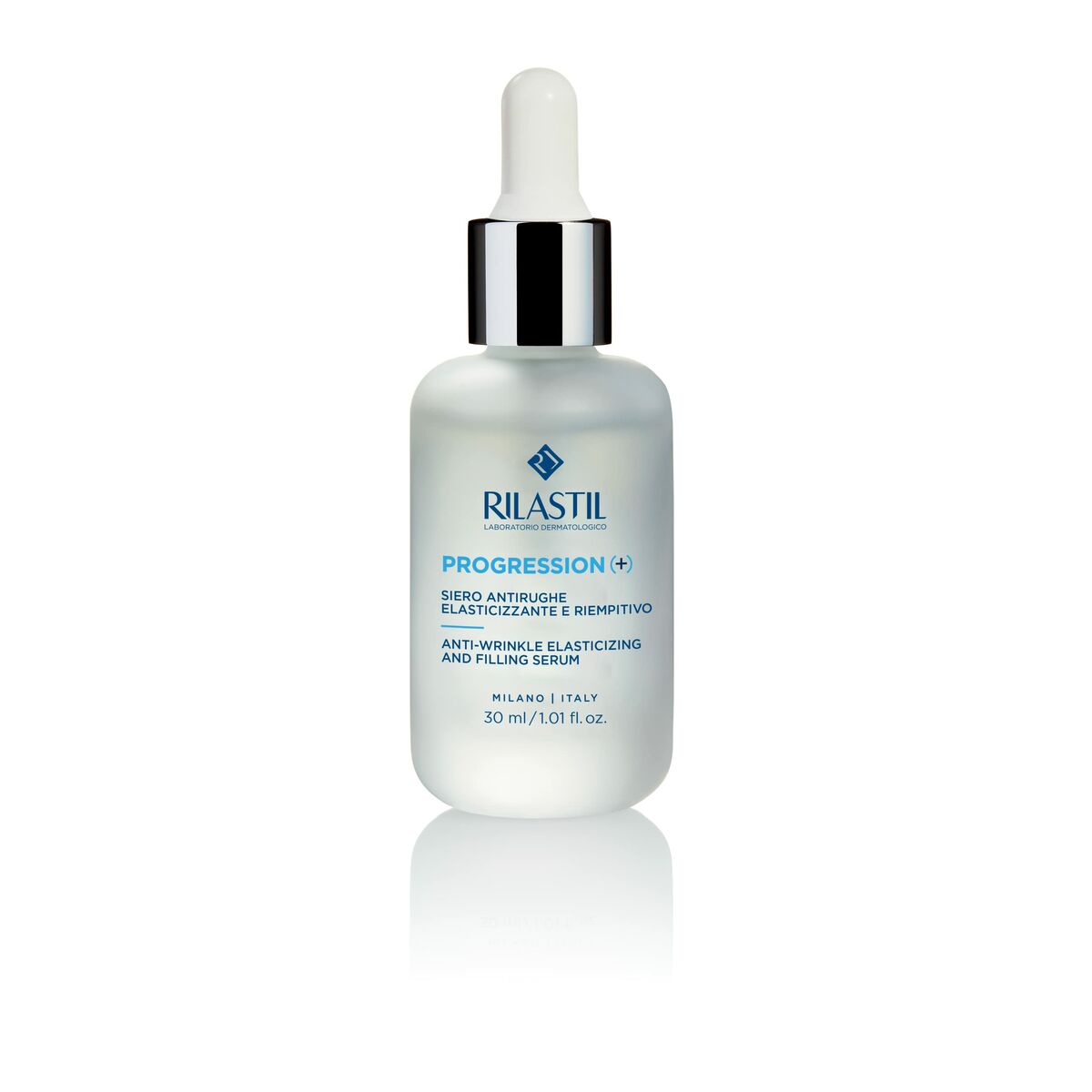 Ansigtsserum Rilastil Progression+ 30 ml Anti-Wrinkle til kvinder serumflaske