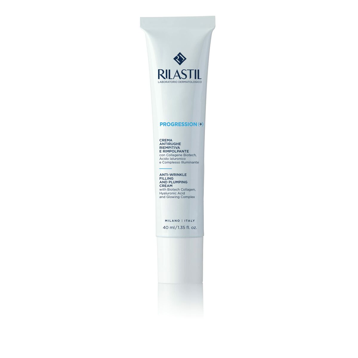 Ansigtscreme Rilastil Progression+ 40 ml Anti-Wrinkle hudplejeemballage
