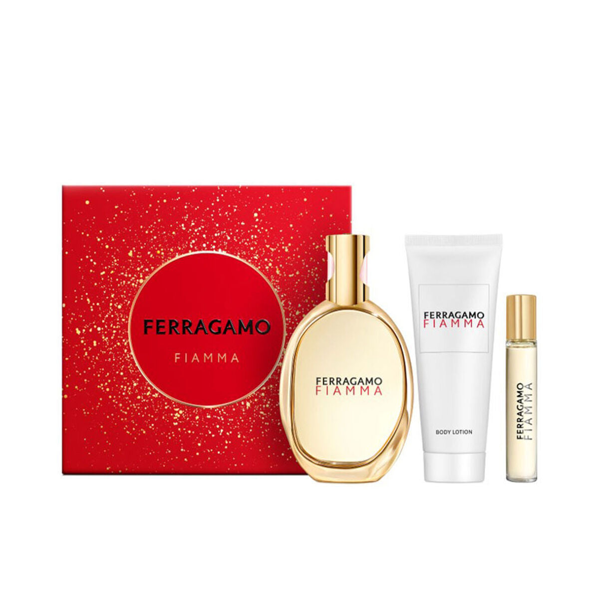 Parfumesæt til kvinder Salvatore Ferragamo FIAMMA EDP 3 dele til kvinder flaske