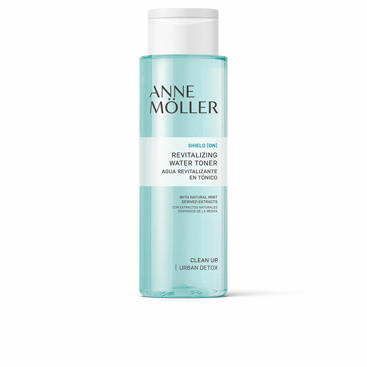 Ansigtstoner Anne Möller Clean Up 400 ml Mint Revitaliserende hudplejeemballage