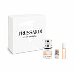 Dameparfumesæt Trussardi Pure Jasmine 3 stykker til kvinder produktemballage