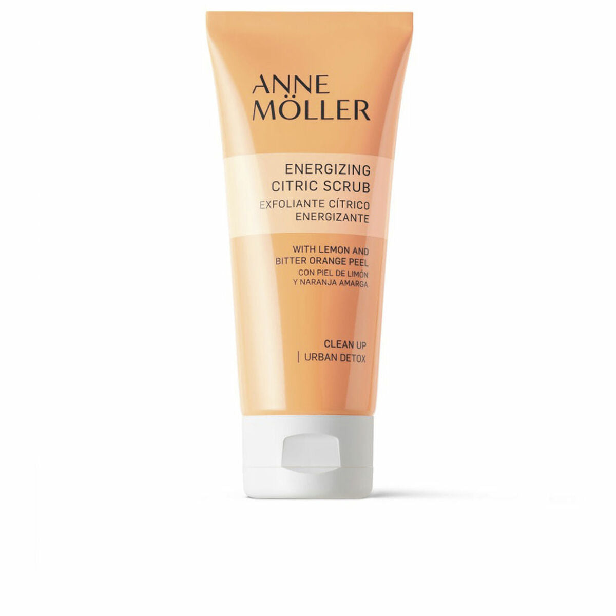 Body Exfoliator Anne Möller Clean Up 100 ml Energigivende produktemballage