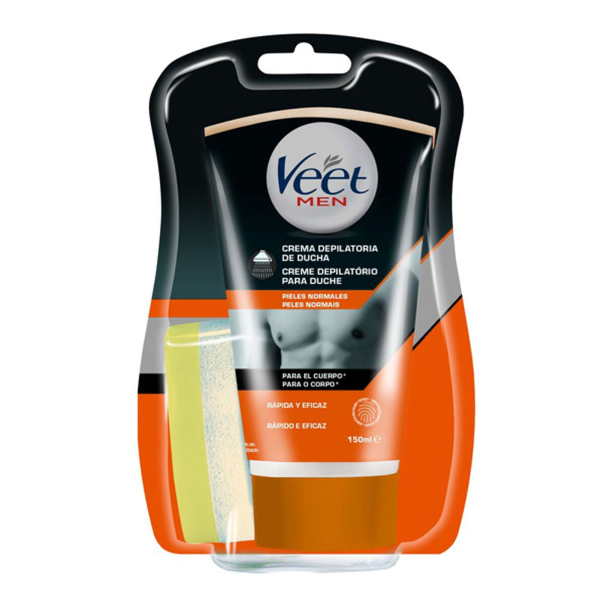 Body Hair Removal Cream Veet 8.4101E+12 150 ml hudplejeemballage