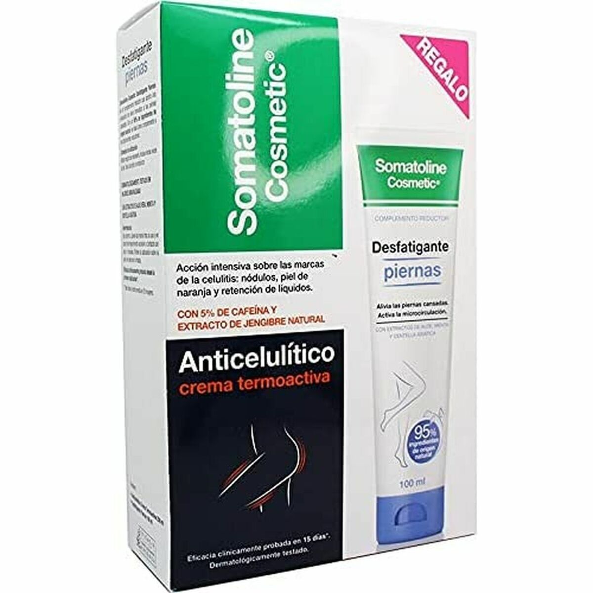 Unisex kosmetiksæt Somatoline COSMETIC CARES Anti-Cellulite 2 stks produktemballage