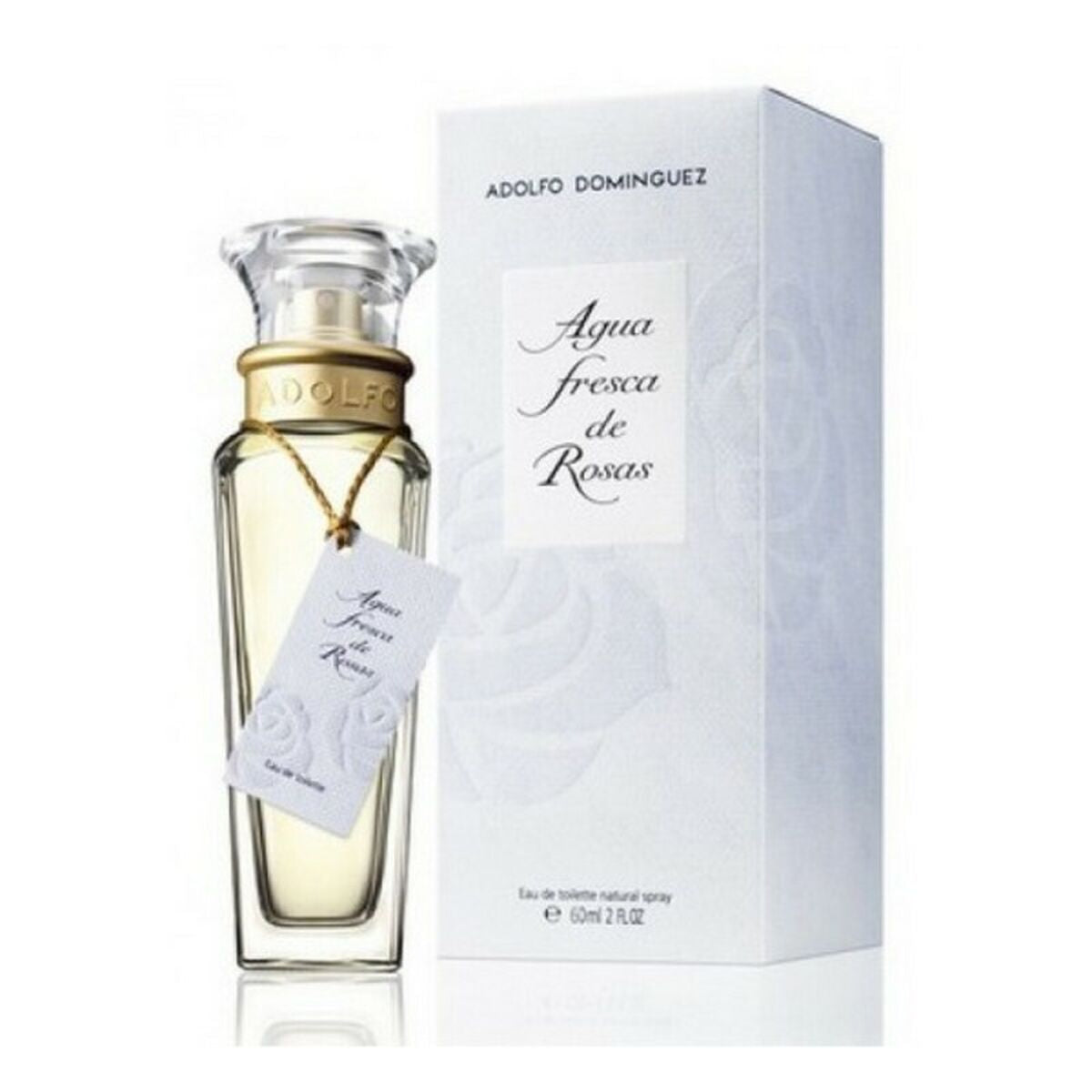 Dameparfume Adolfo Dominguez AGUA FRESCA DE ROSAS EDT 60 ml til Dameflaske