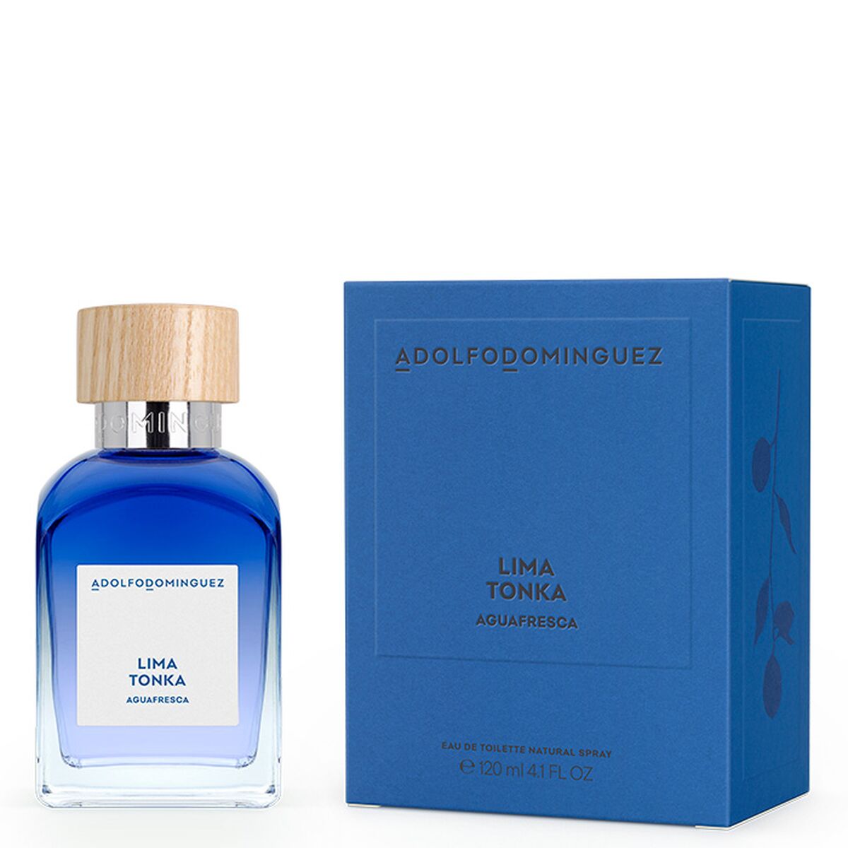 Herreparfume Adolfo Dominguez Agua Fresca Lima Tonka EDT 120 ml til mænd flaske