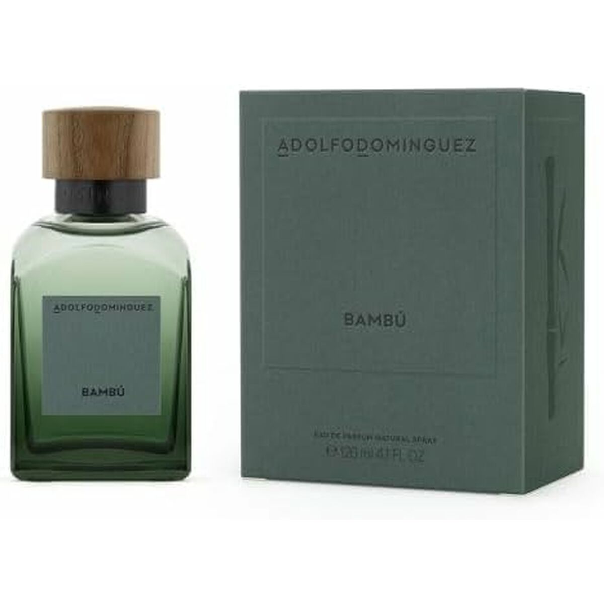 Herreparfume Adolfo Dominguez Bambú 120 ml produktemballage
