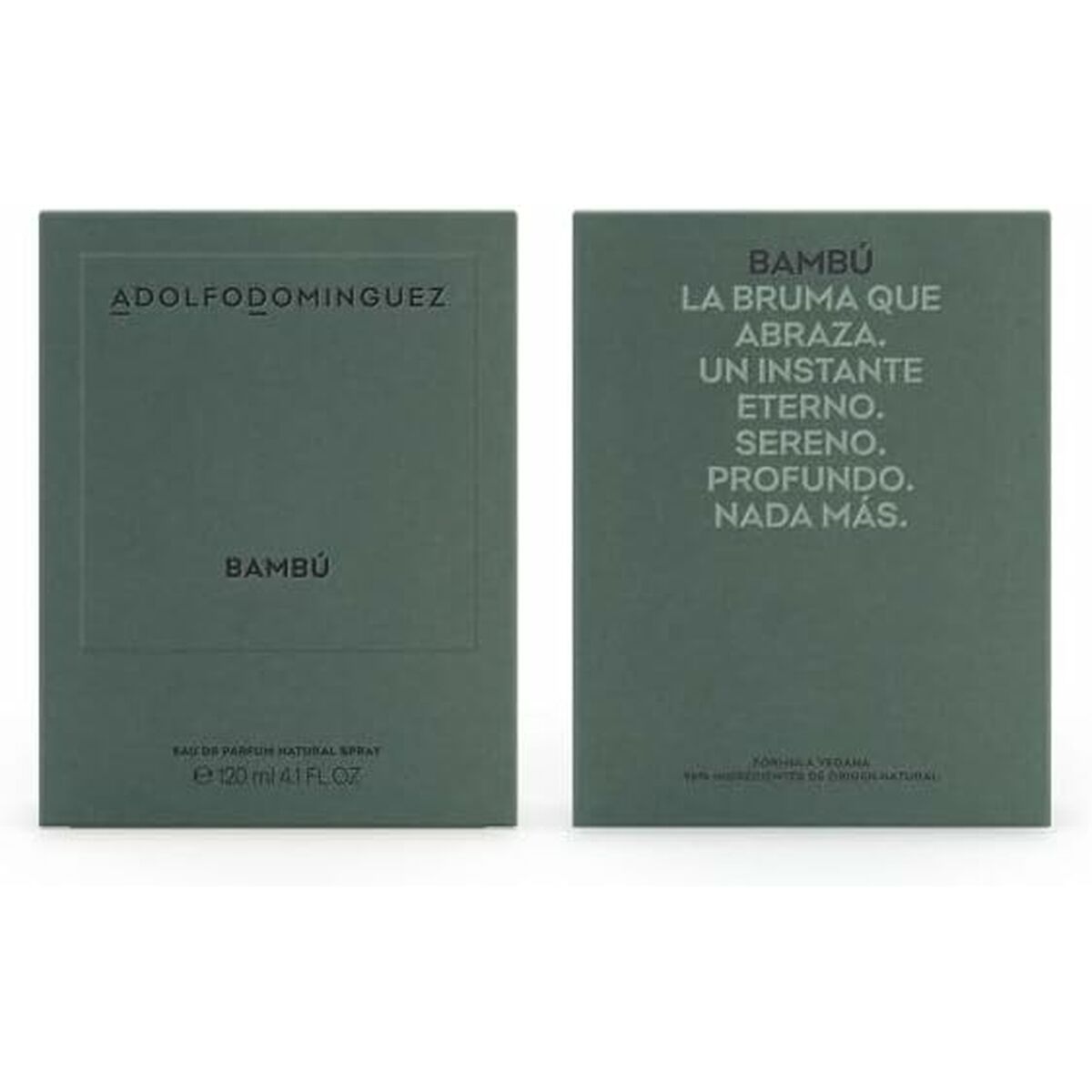 Herreparfume Adolfo Dominguez Bambú 120 ml produktemballage