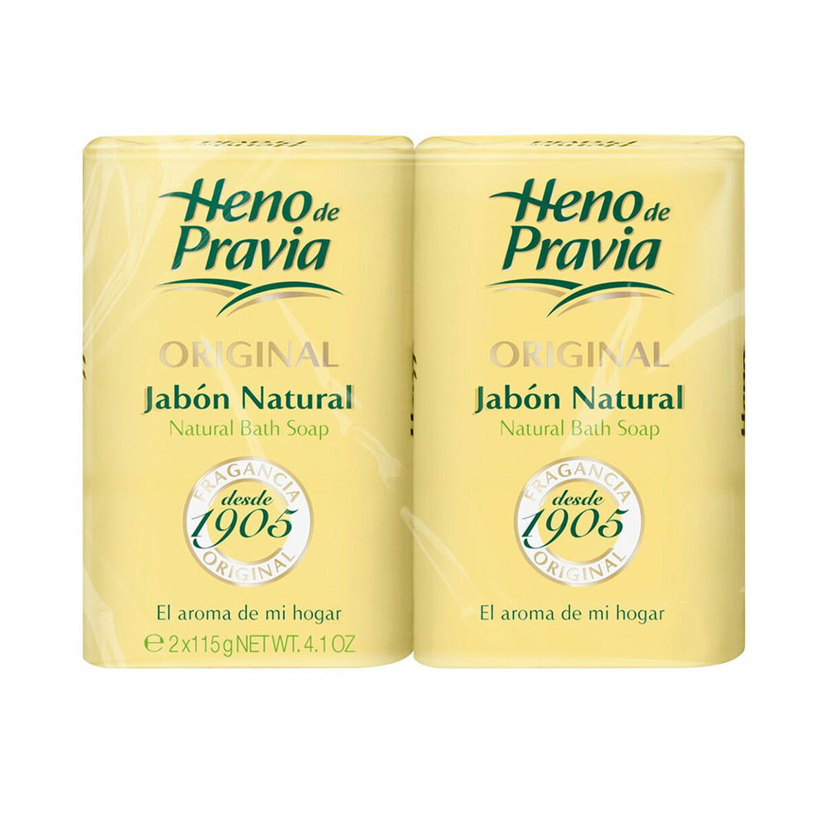 Natursæbe Heno De Pravia ORIGINAL 115 g 2 Enheder produktemballage