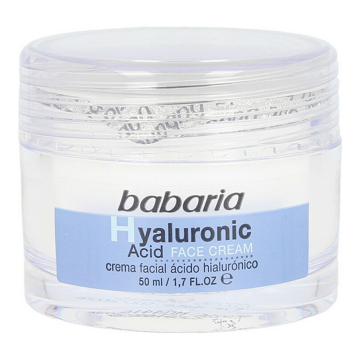 Hydrating Facial Cream Babaria 50 ml Hyaluronic Acid for Women hudplejeemballage