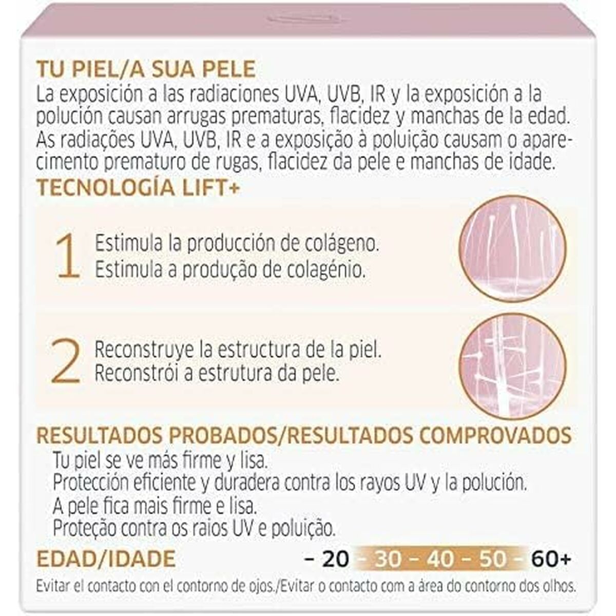 Dagcreme Diadermine Lift Protector Solar Spf 30 50 ml Anti-Rynke til kvinder hudplejeemballage
