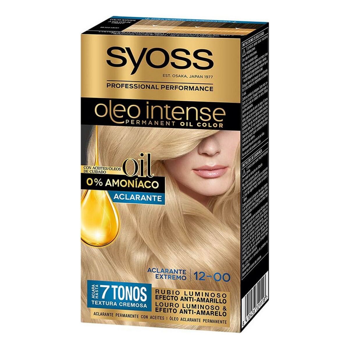 Dye No Ammonia Syoss Oleo Intense Nº 12 for Women produktemballage