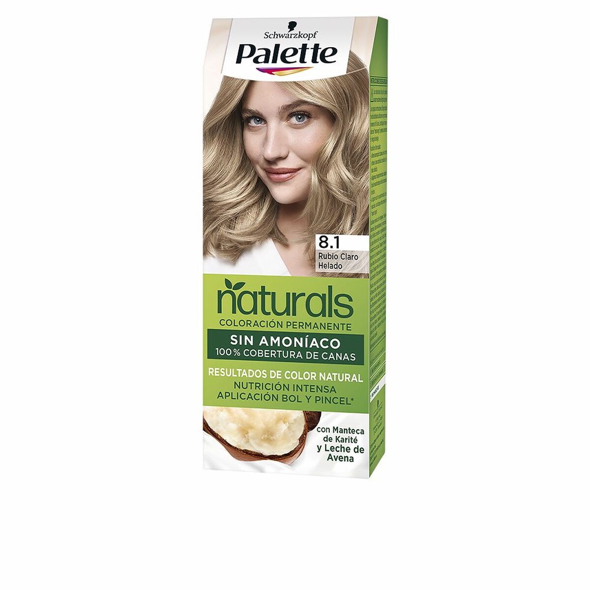 Permanent Dye Palette Natural Schwarzkopf makeup emballage