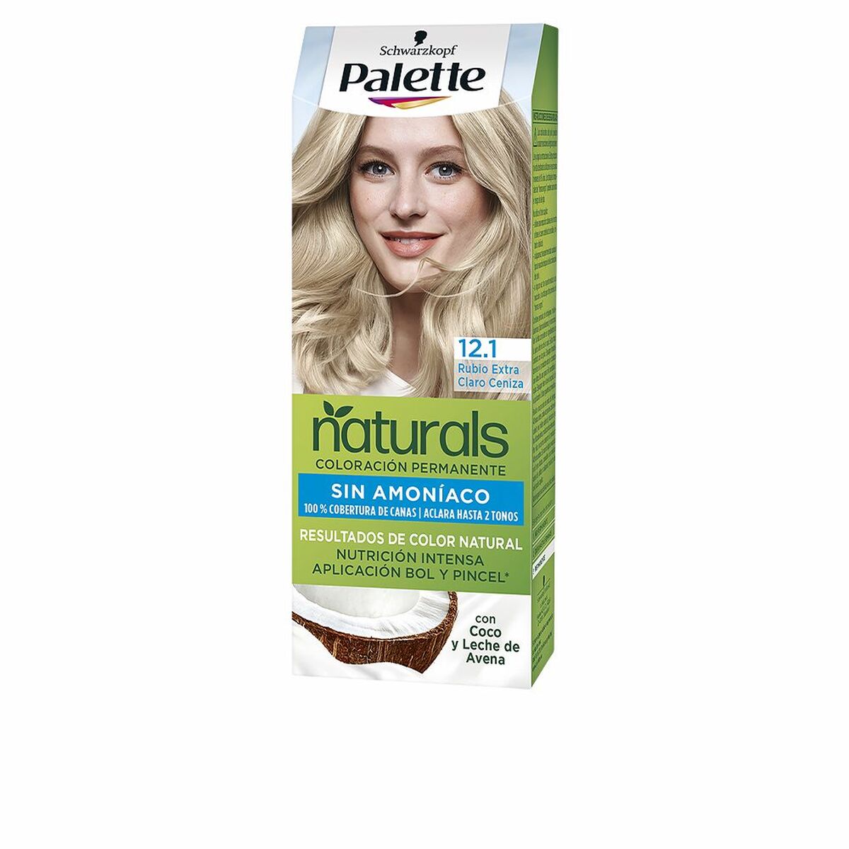 Permanent Dye Palette Natural Schwarzkopf makeup emballage