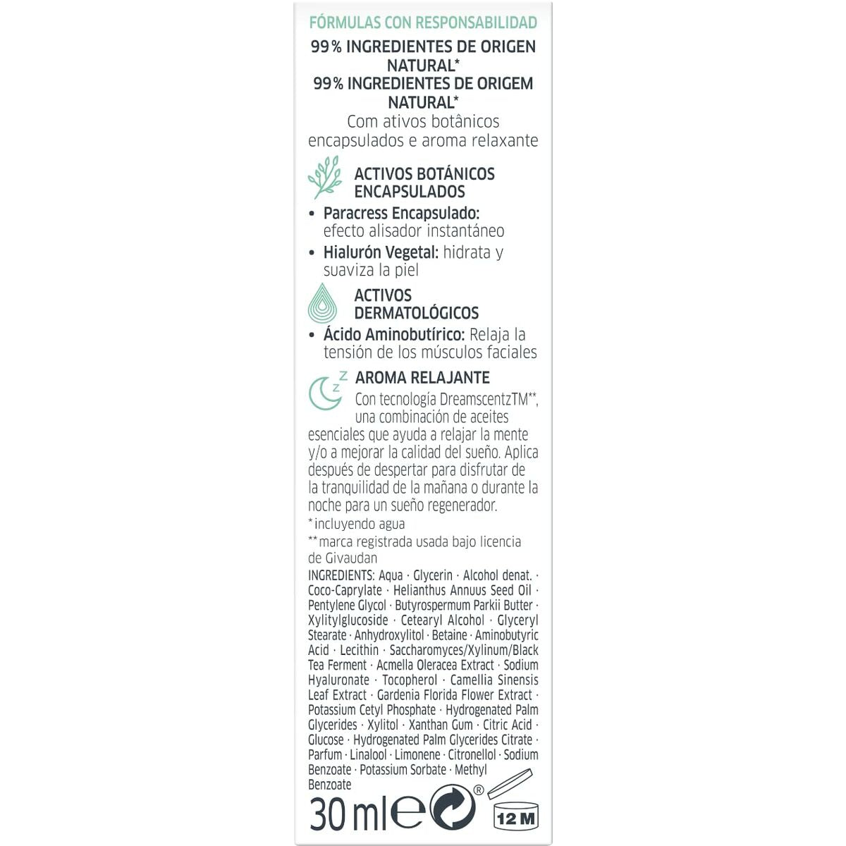Facial Serum Diadermine Lift Botology 30 ml serumflaske