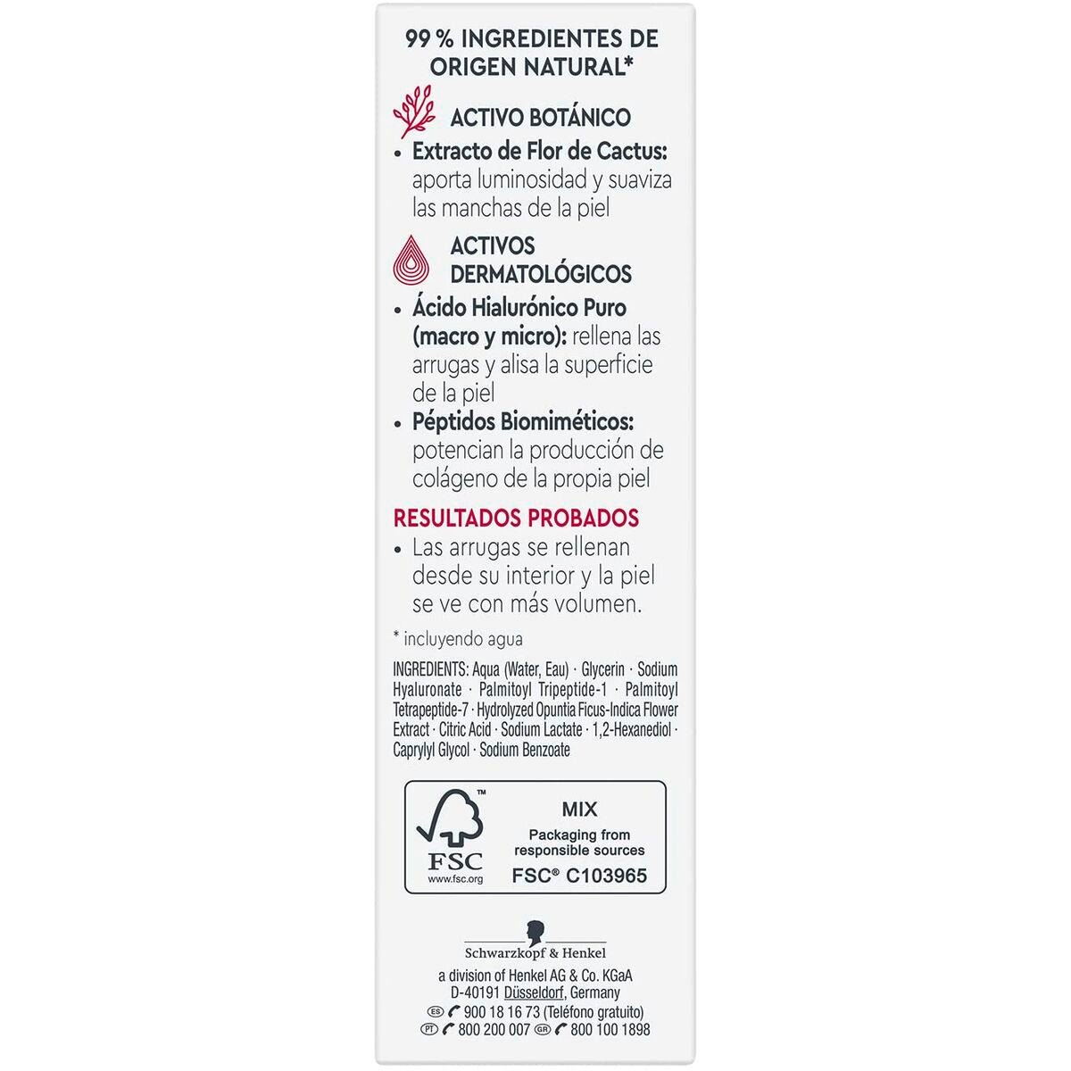 Facial Serum Diadermine Lift Super Filler 30 ml til kvinder serumflaske