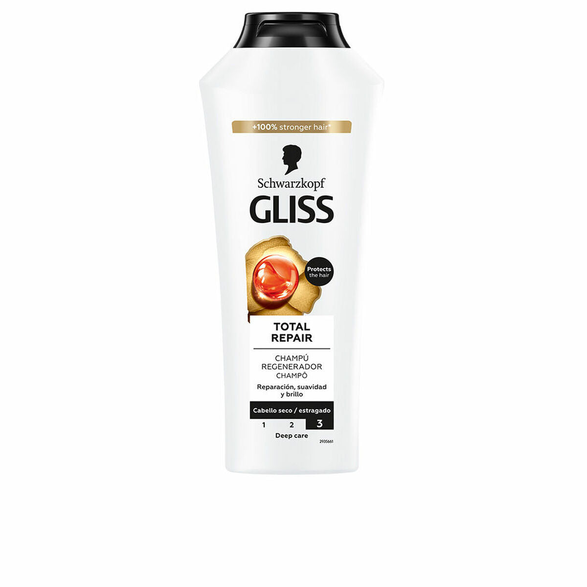 Restorative Shampoo Schwarzkopf GLISS 400 ml shampooflaske