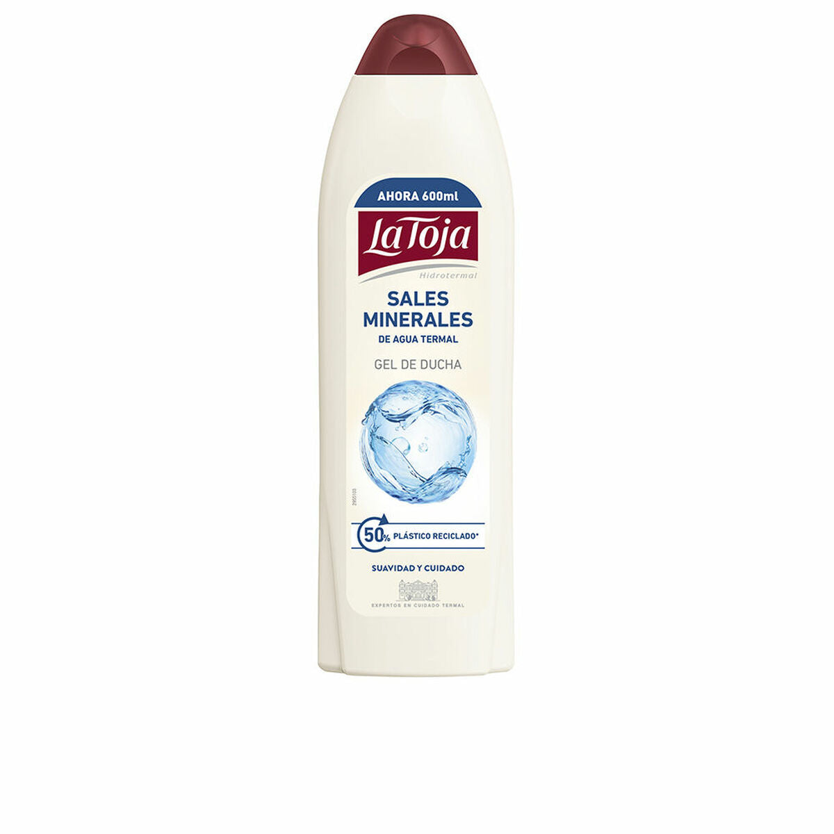 Shower Gel med mineralsalte La Toja HIDROTERMAL 600 ml hudplejeemballage